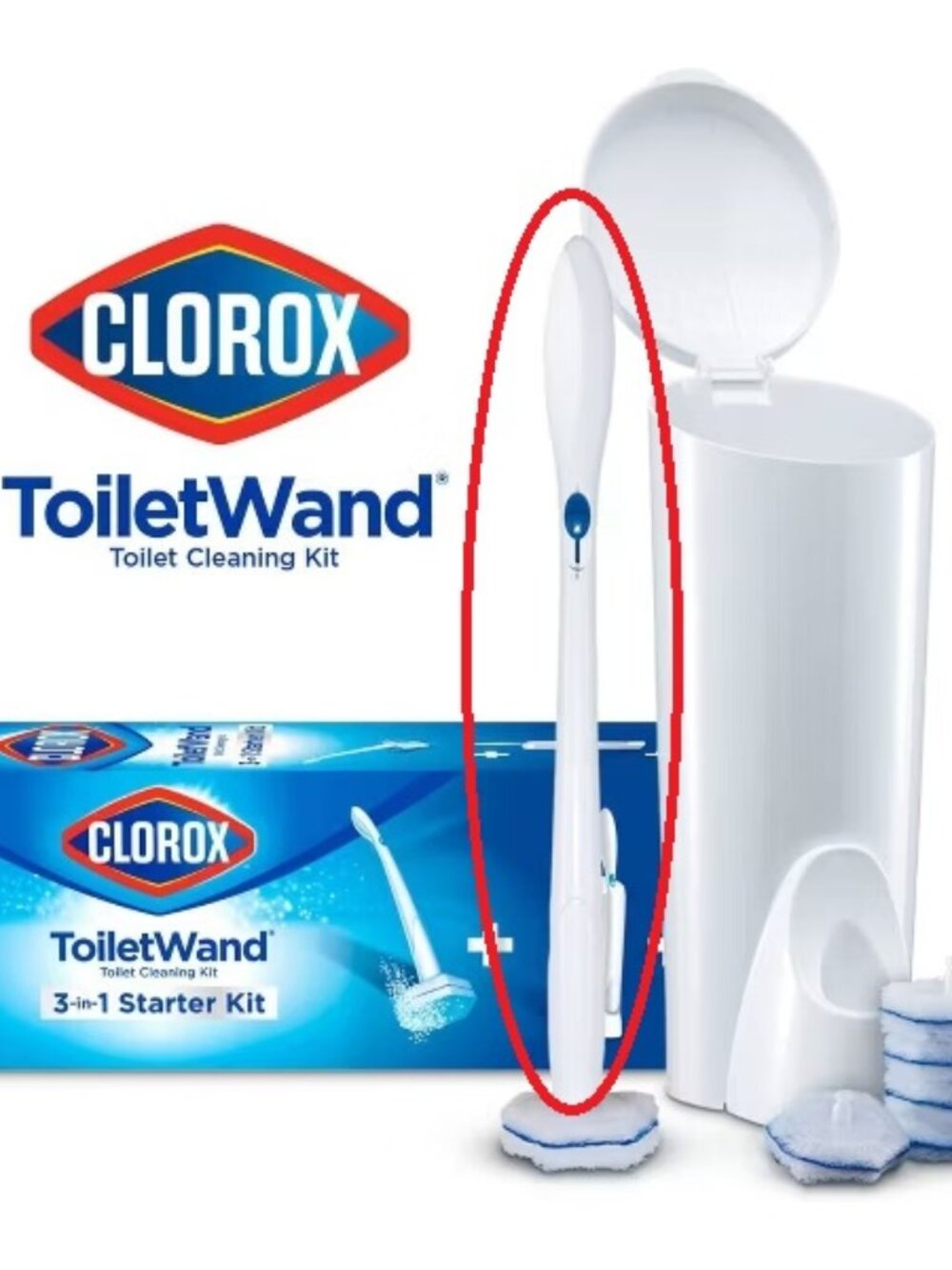 NEW Spare Clorox Toilet Wand ONLY
